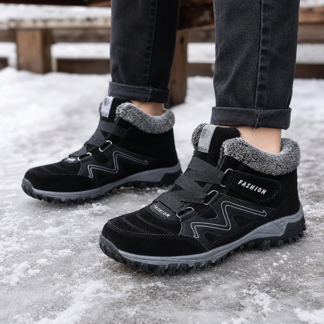 Marcelle™ — Bottines doublées polaire antidérapantes