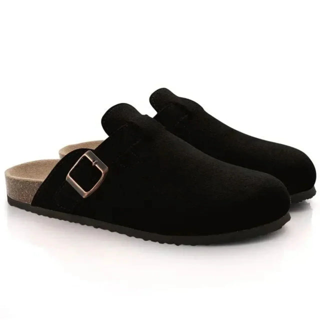 Valentin | Sabots à boucle en daim pour homme