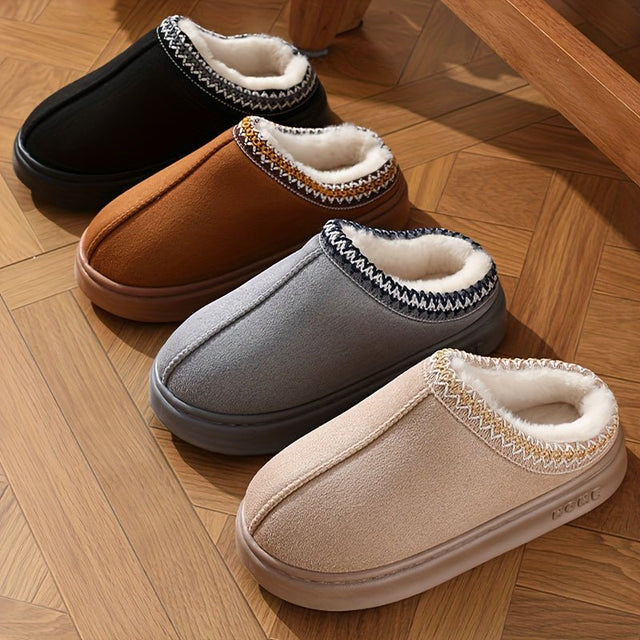 Clémence™ — Pantoufles hivernales chaudes confortables