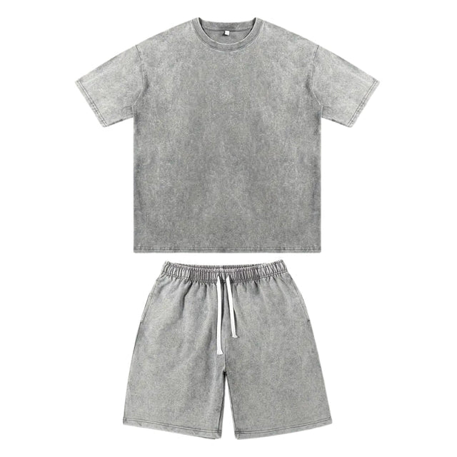 Ricardo | Ensemble Décontracté Doux et Confortable de Shorts et Chemise pour Homme
