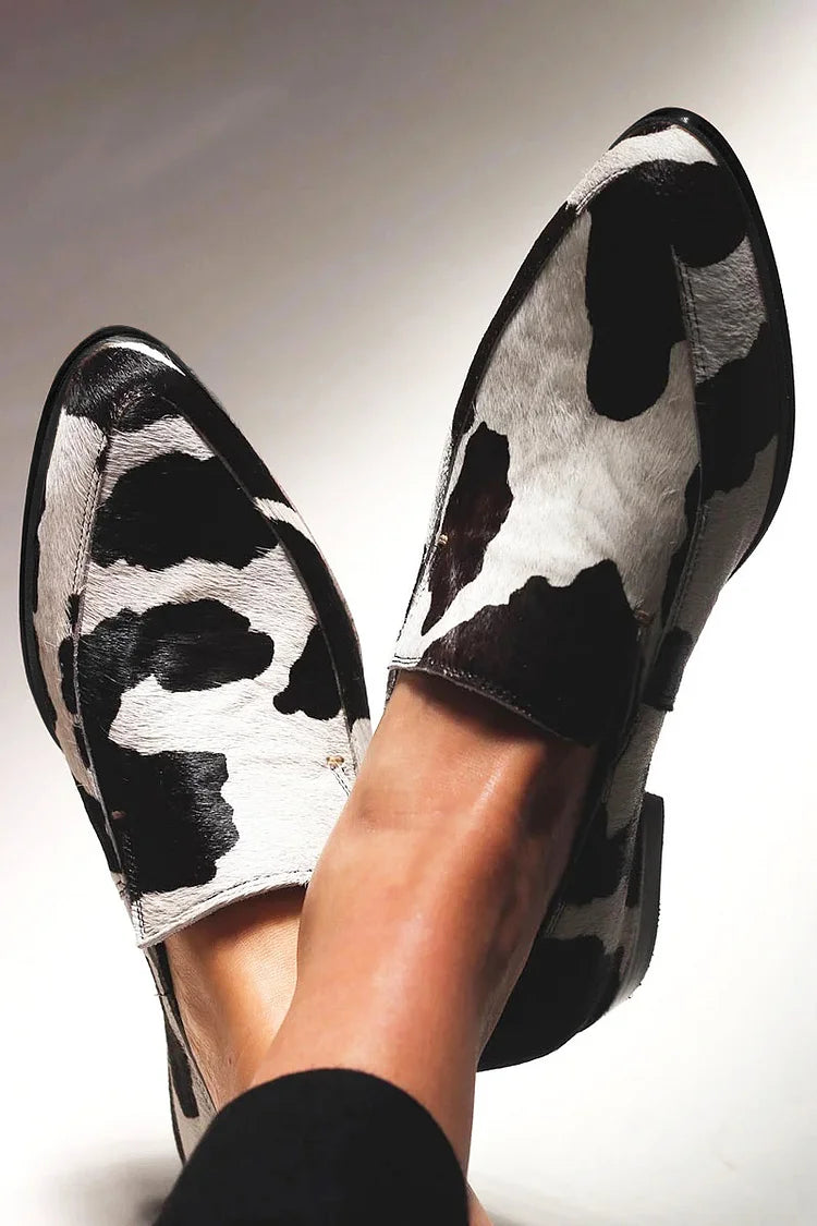 Bérénice - Bottines à Motif Vache