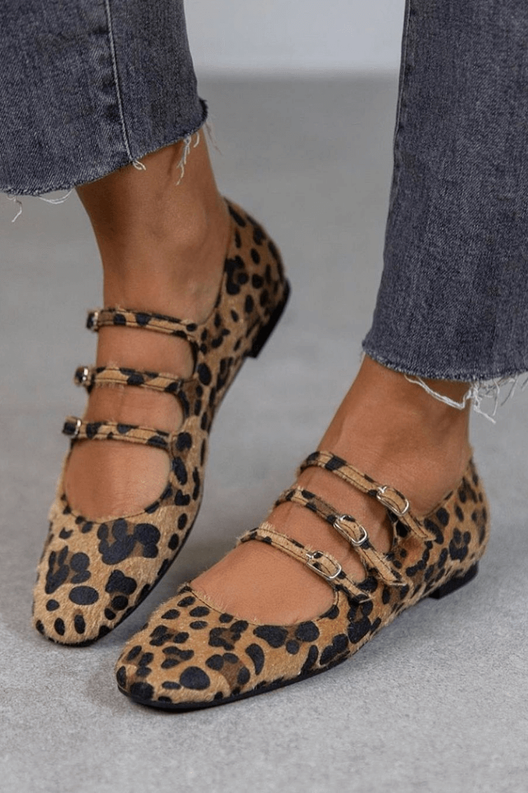 Angèle - Chaussures Imprimé Léopard