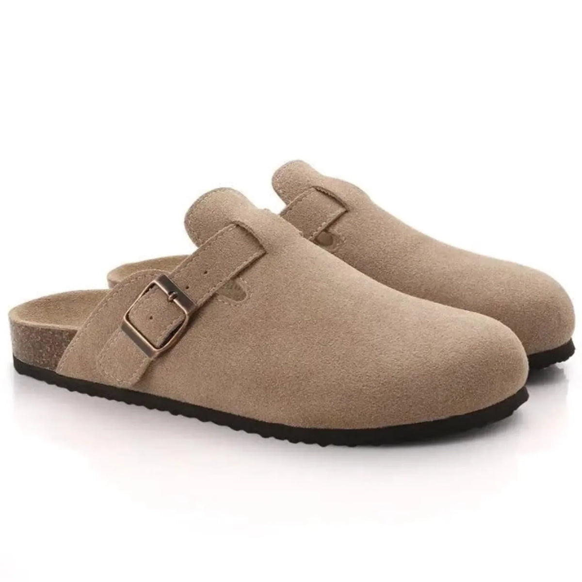 Valentin | Sabots à boucle en daim pour homme