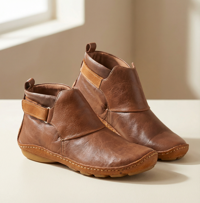 Mona™ — Bottines confort à bout large et scratch