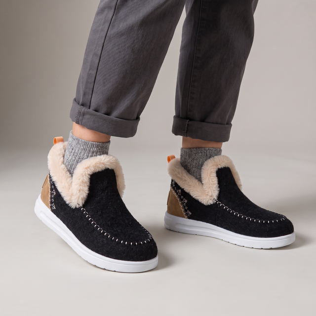 Flore™ — Boots d’hiver à enfiler doublées polaire