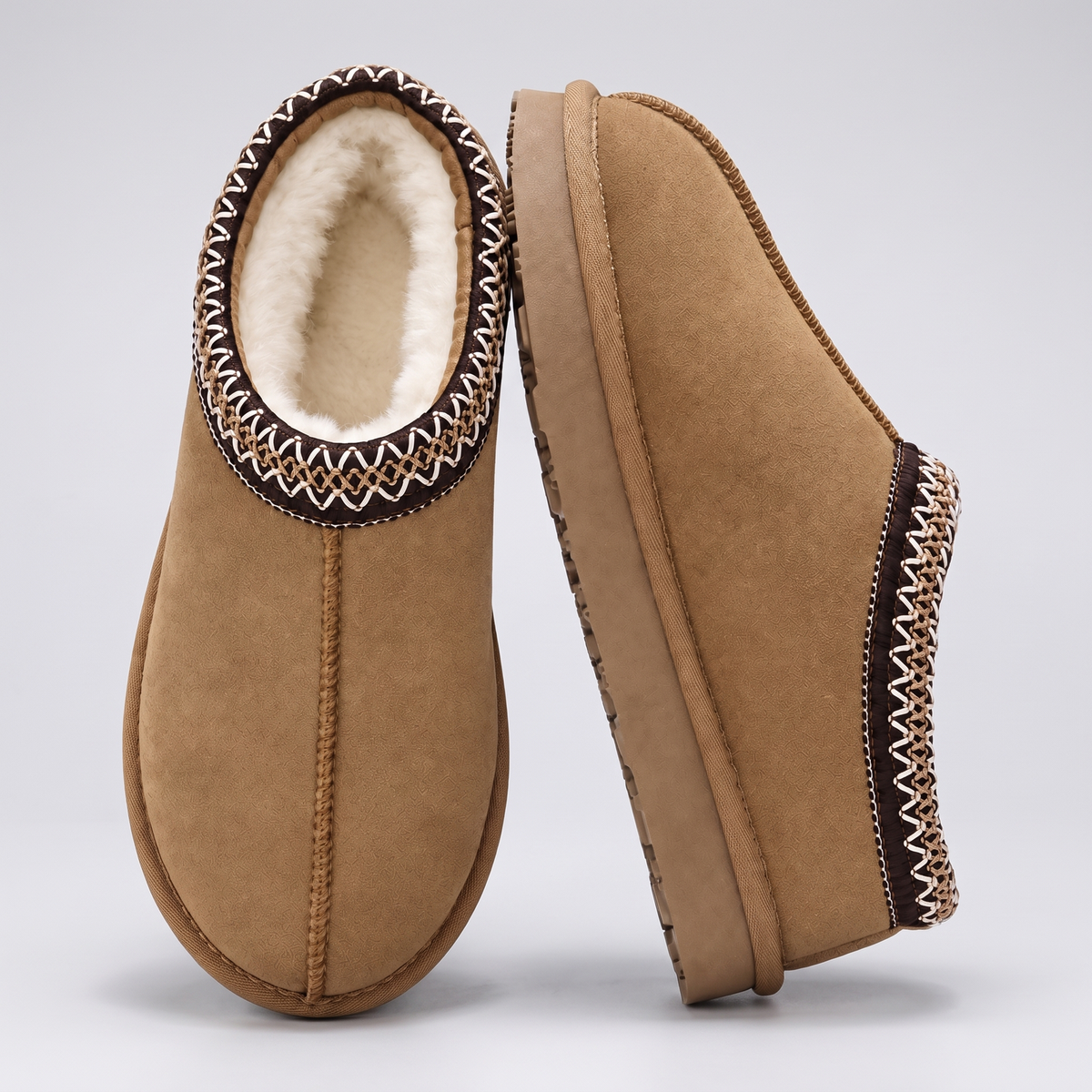 Lorette™ — Chaussons d’hiver effet daim