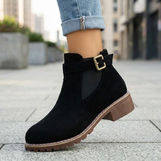 Maylis™ — Chelsea boots effet daim à boucle