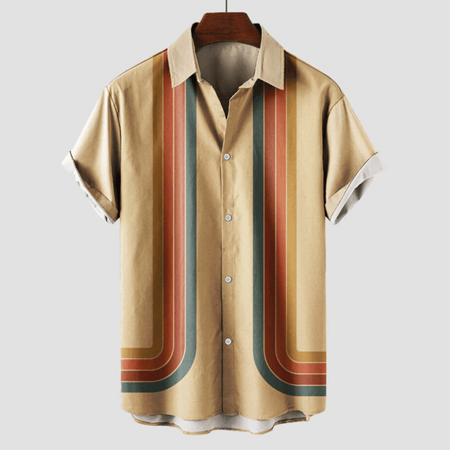 Zacharie | Chemise d'été rétro pour homme