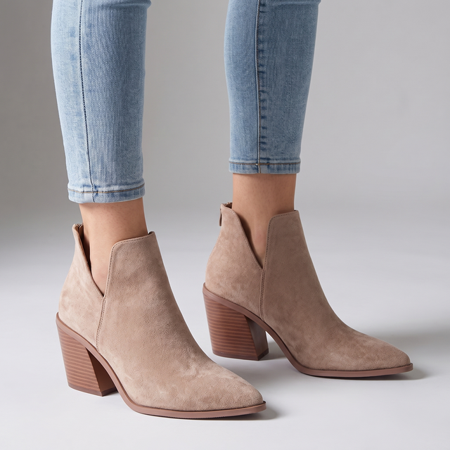 Yseult™ — Bottines western effet daim