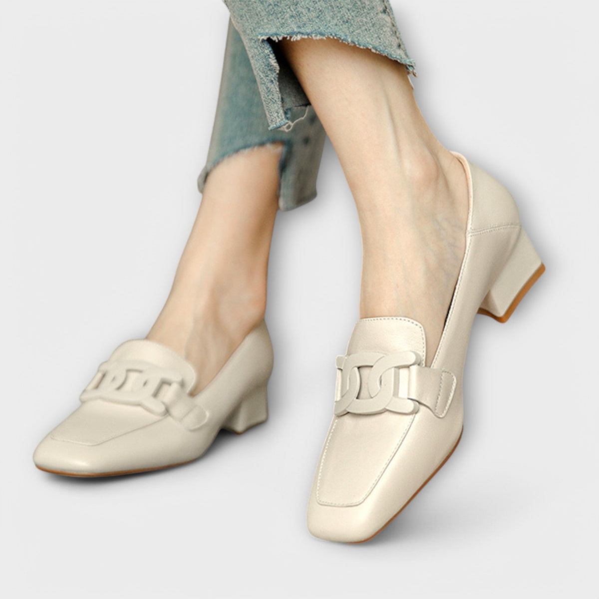 Monique - Pantoufles en Cuir