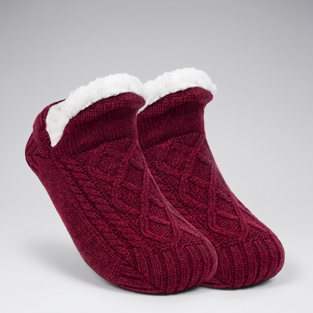 Marjolaine™ — Chaussons en maille doublés polaire