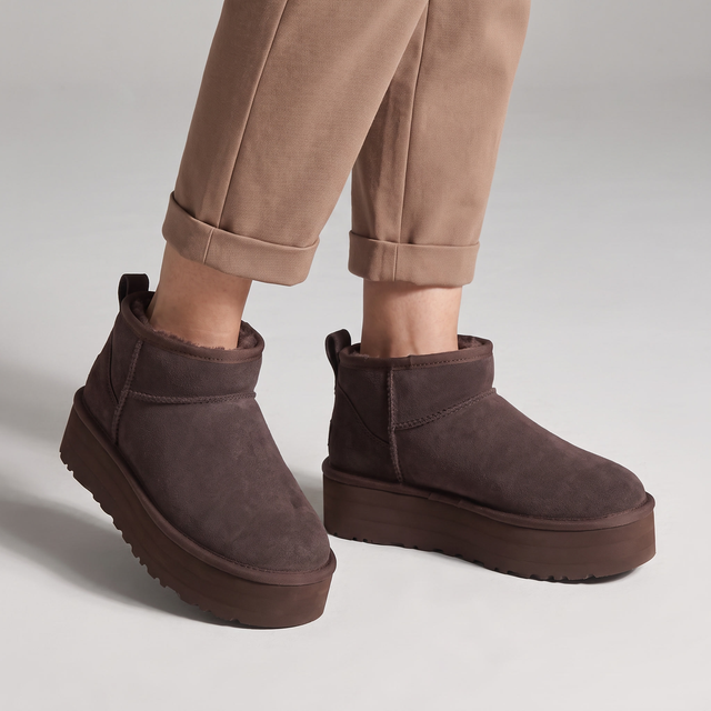 Gilberte™ — Bottines fourrées effet daim à enfiler
