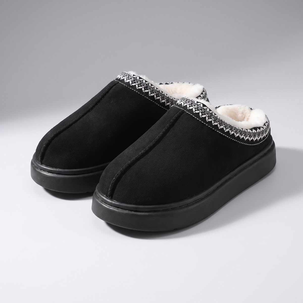 Mahaut™ — Chaussons d’hiver fermés doublés peluche