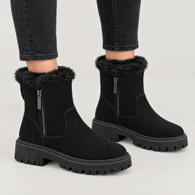 Eulalie™ — Bottines d’hiver à semelle crantée