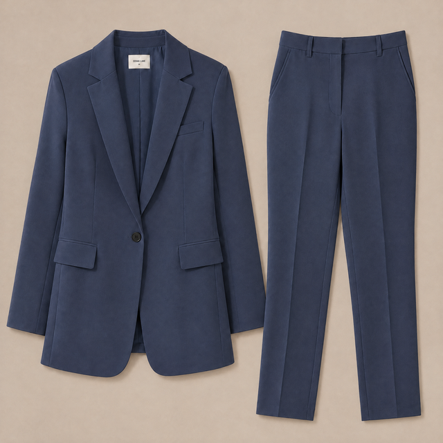Séraphine | Tailleur Blazer Croisé et Pantalon