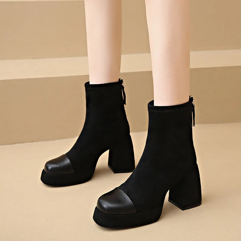 Mathurine™ — Bottines élégantes effet cuir