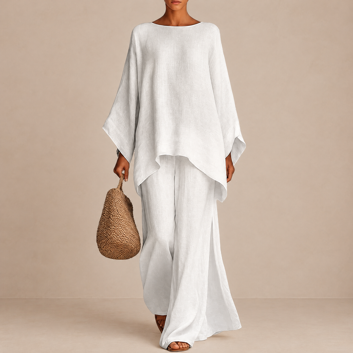 Apolline | Ensemble Haut Oversize et Pantalon Large