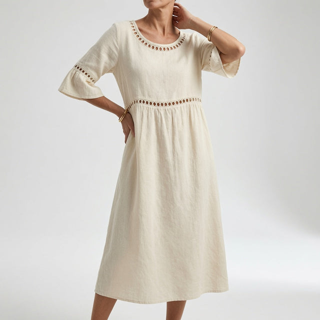 Lysévora™ — Robe midi fluide élégance estivale