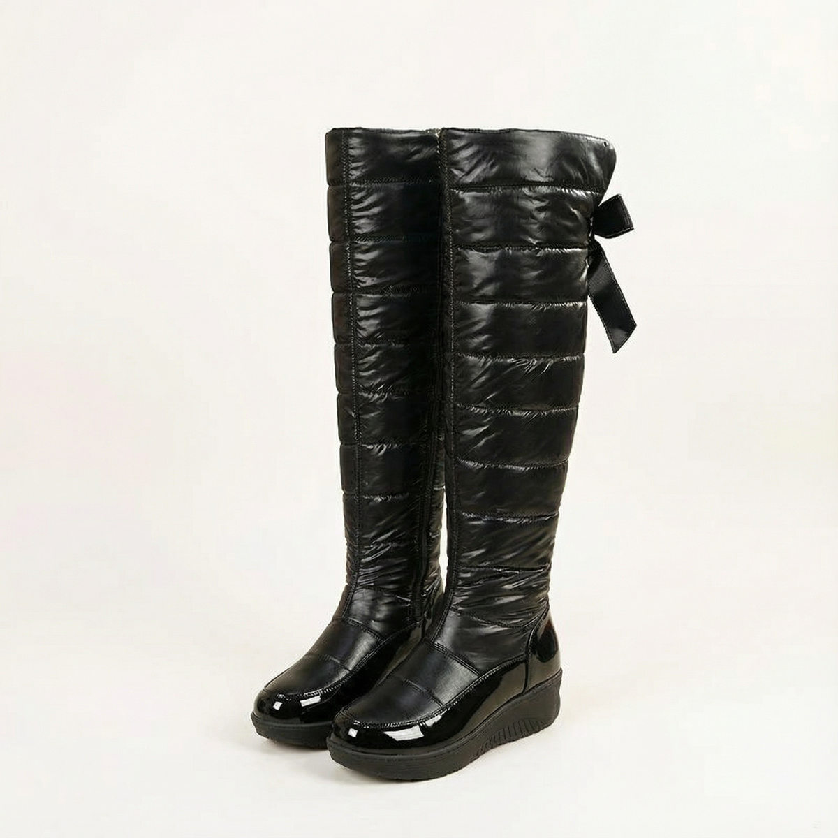 Tatiana™ — Bottes hautes matelassées doublées polaire