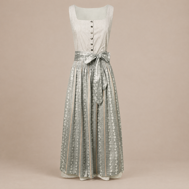 Edwige | Robe Dirndl Oktoberfest avec Tablier