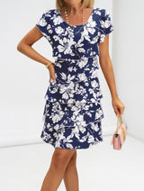 Fleur bleu foncé