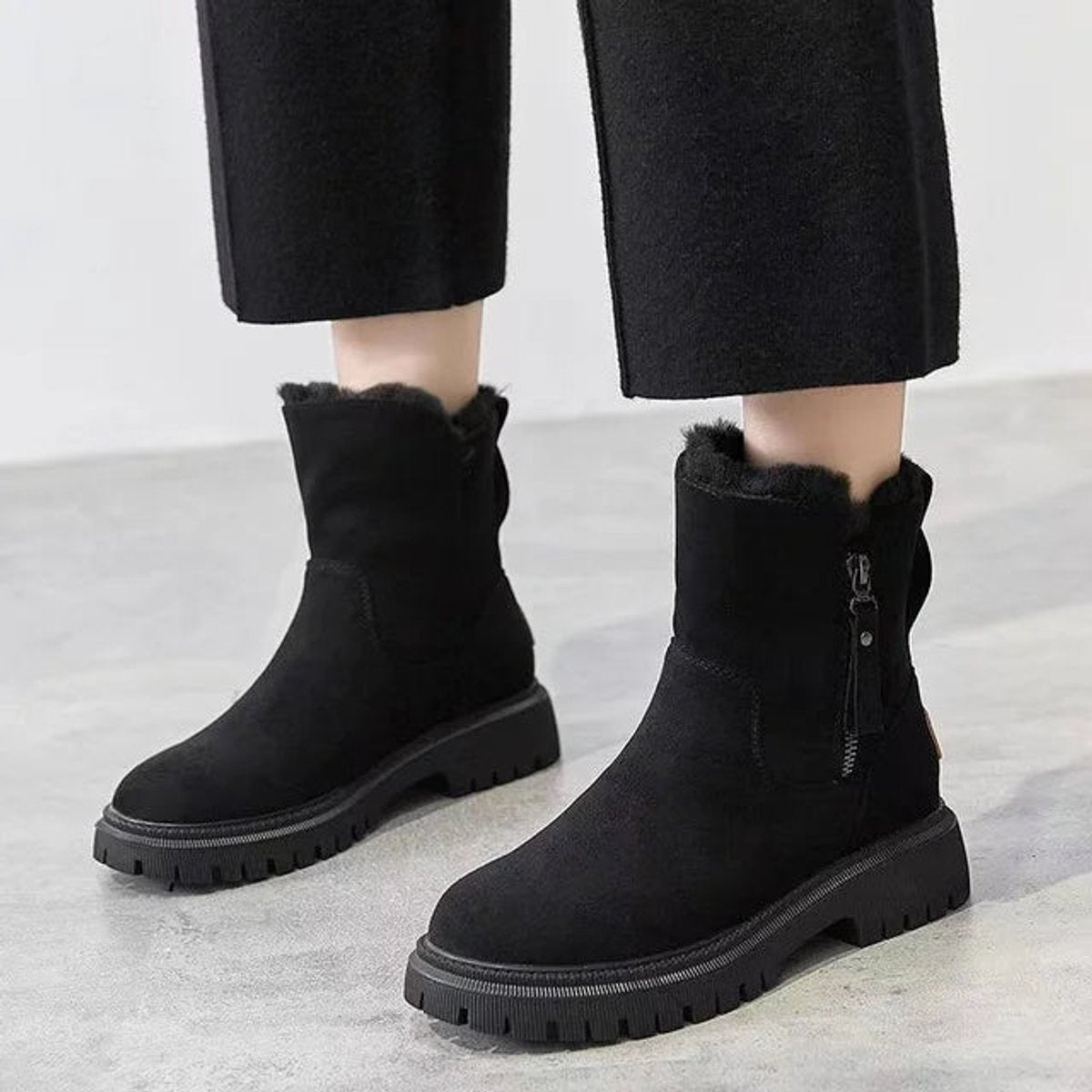 Huguette™ — Bottines doublées à semelle plateforme