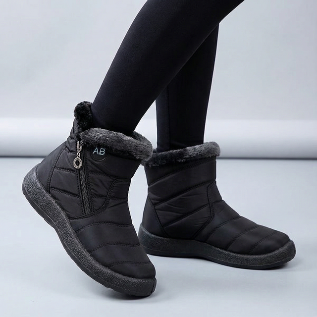Mylène™ — Bottines d’hiver fourrées à zip