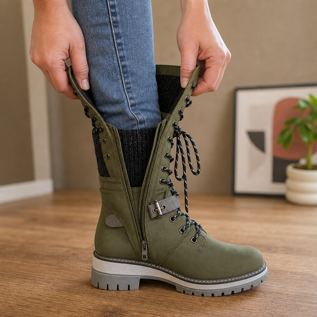 Ysaline™ — Bottes hautes d’hiver déperlantes à zip
