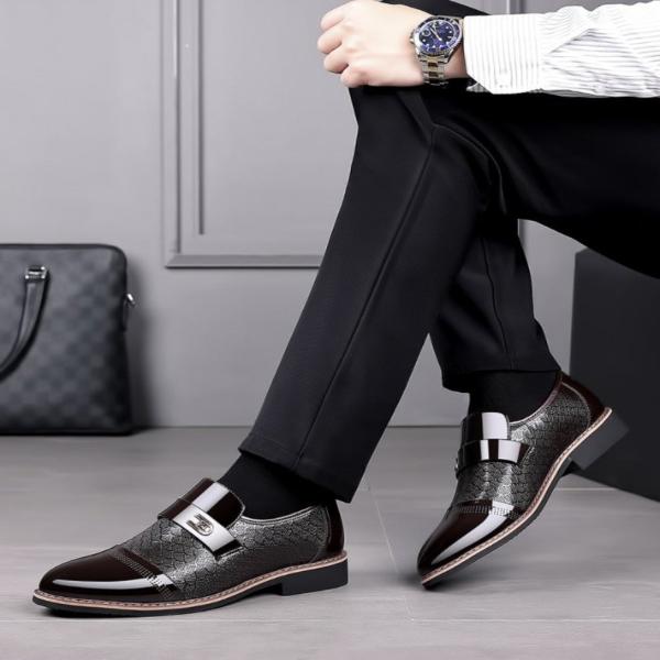 Farhan | Chaussures Oxford avec finitions formelles raffinées pour homme