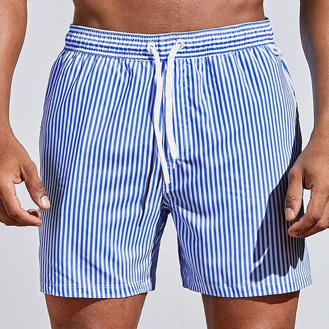 Azlan | Short de Bain Classique et Élégant à Rayures pour Homme