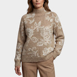 Beige Dentelle Florale
