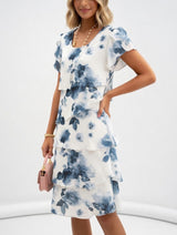 Fleur bleue paon